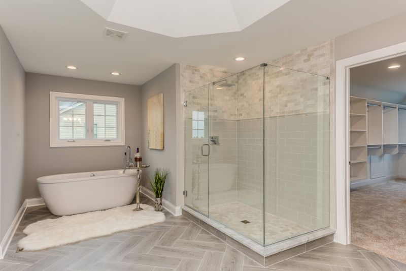 Bathroom with Frameless Shower